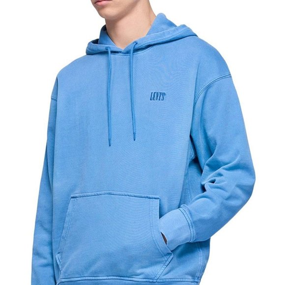 NWOT Levi's Hoodie Sweatshirt, Light Blue - Picture 4 of 7